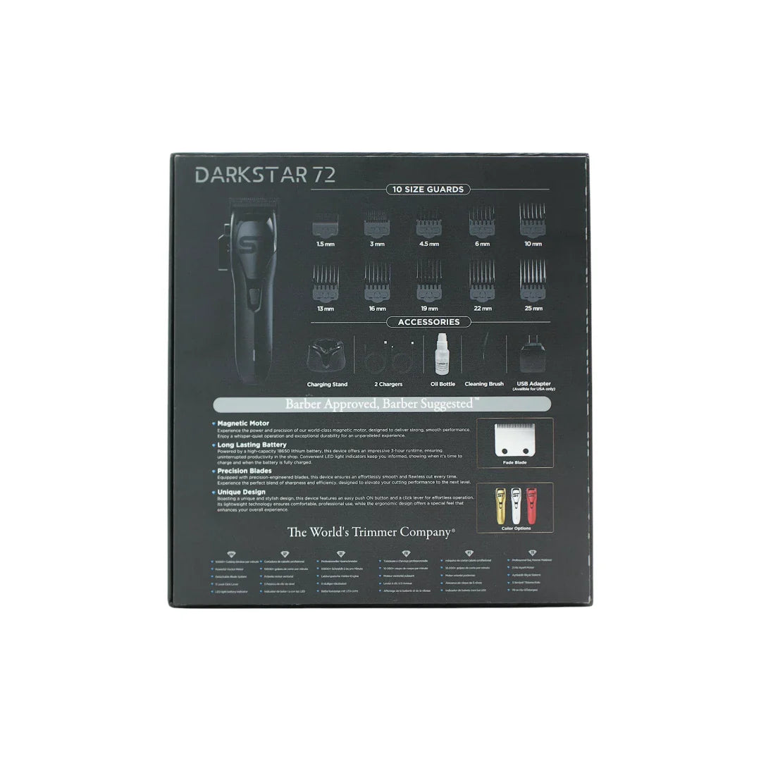 Clipper Supreme Trimmer Darkstar 72 Negro