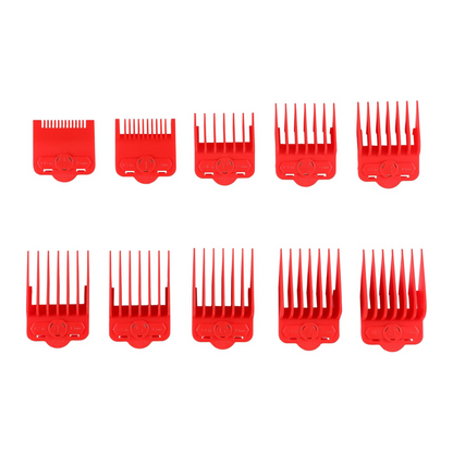 Set de Peines Magnéticos Supreme Trimmer 0,5 - 8 Red