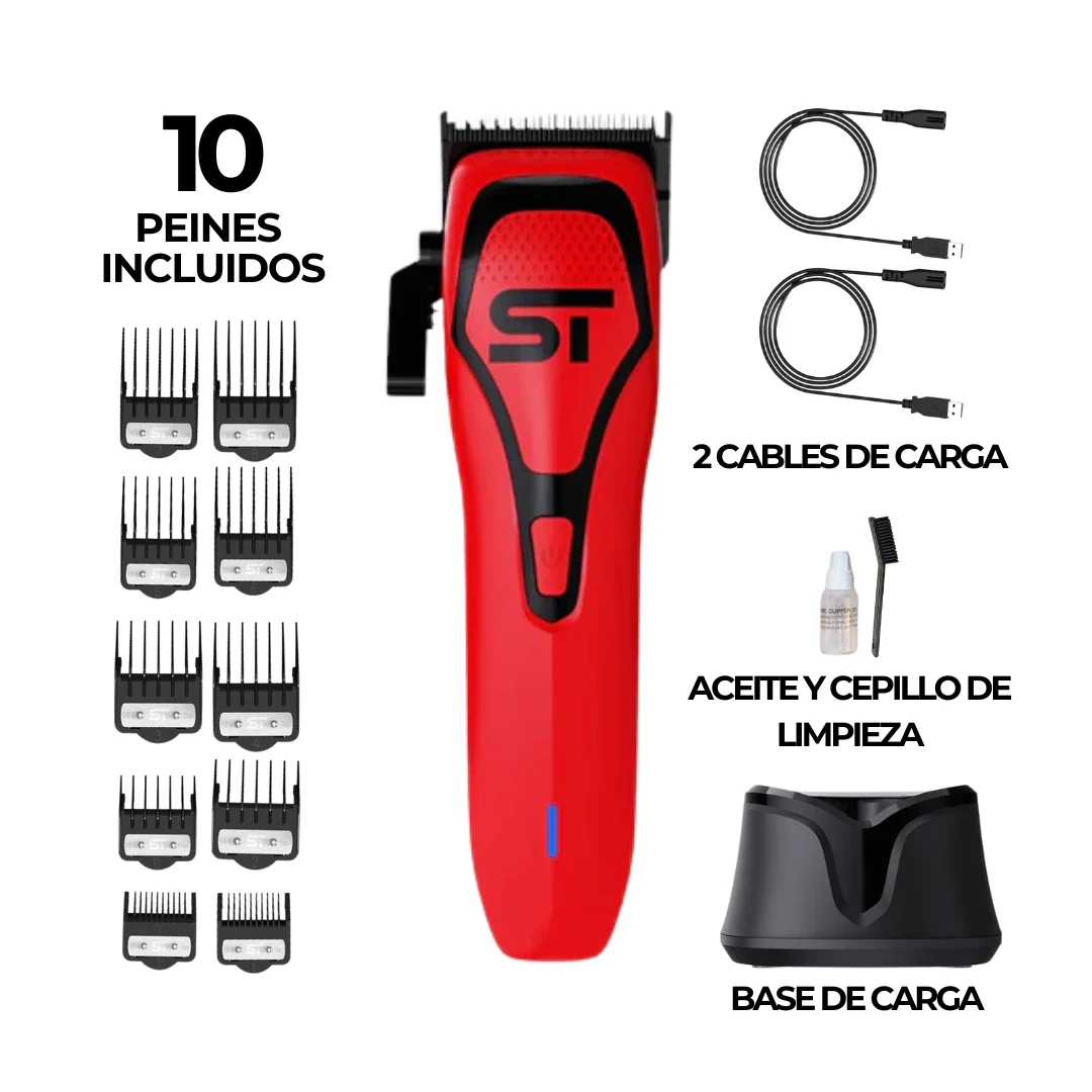 Clipper Supreme Trimmer Darkstar 72 Rojo
