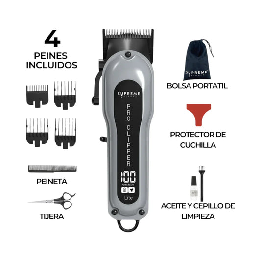Clipper Supreme Trimmer Pro Lite Gray